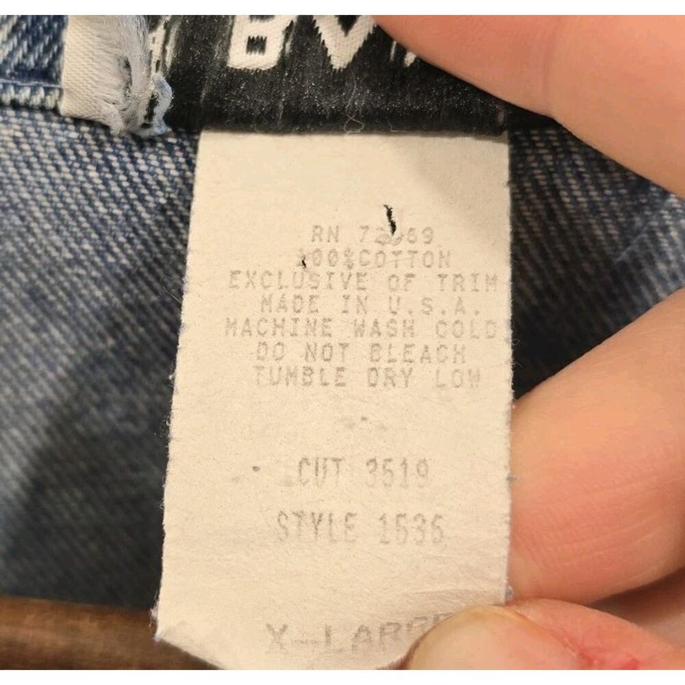 Vintage Southwestern Jacket Womens Large Jean 80s Y2K Concho Suede Leather Boxy - Picture 4 of 12